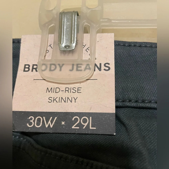 Sz 30 Brody Jeans color stretch denim mid rise skinny 30w 29 L Mr skinny - Picture 3 of 7